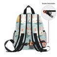 thumbnail image 5 of FORMRS Kids School Backpack with Front Zippered Pocket 12" Student Travel Daypack, Green Cute Rabbits, 5 of 6