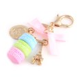 thumbnail image 2 of Colorful Cute Macaroon Eiffel Tower Keychain Keyring Bag Pendant Car Charm Decoration(Blue), 2 of 3