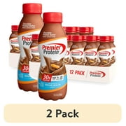 (2 pack) Premier Protein Shake, Chocolate Peanut Butter, 30g Protein, 11.5 fl oz, 12 Ct