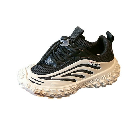 Siilsaa Light Up Shoes for Boys Children s Casual Shoes Boys Breathable Non-Slip Light Sneakers Unisex Luminous Sneakers for Girls Sport Running Shoes Black 5-5.5 Years