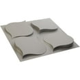 thumbnail image 6 of Ekena Millwork 19 5/8"W x 19 5/8"H Clover EnduraWall Decorative 3D Wall Panel, Textured Metallic Silver (Covers 2.67 Sq. Ft.), 6 of 6