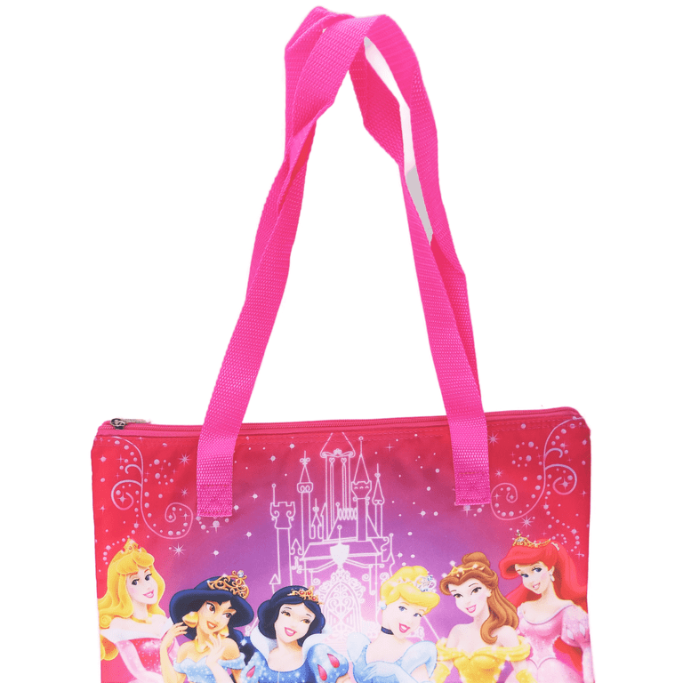 Disney Princess Tote Shoulder Bag Ariel Jasmine Cinderella Aurora Snow White Belle