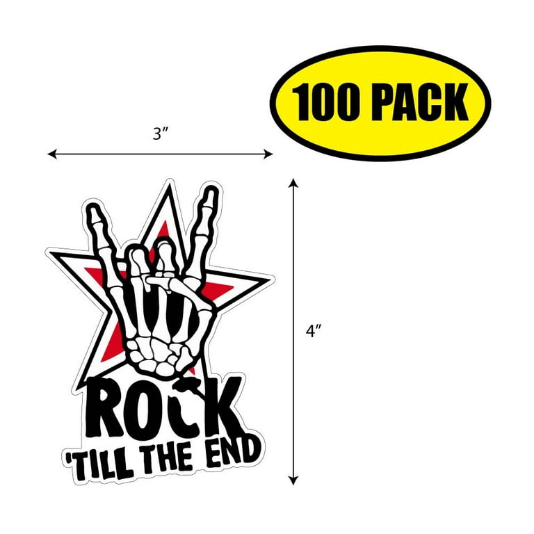 Classic Rock Band Stickers Vinyl
