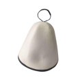 thumbnail image 2 of Sombrero de fieltro, artesanía fina, sombrero de fieltro para baño, lavable a mano, transpirable, versátil, para sauna, protección para la cabeza para blanco y negro, 2 of 8