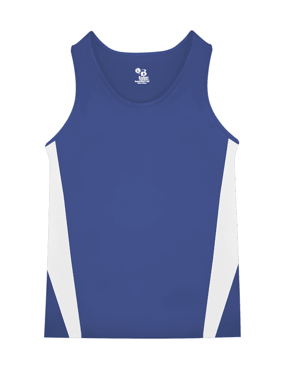 Stride Singlet - Royal/White XS