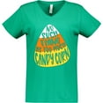 thumbnail image 3 of Inktastic Halloween No Such Thing As Too Much Candy Corn Women's V-Neck T-Shirt, 3 of 5