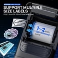 thumbnail image 3 of Impresora térmica portátil de etiquetas POLONO PM220S Bluetooth de 2 pulgadas, 3 of 8