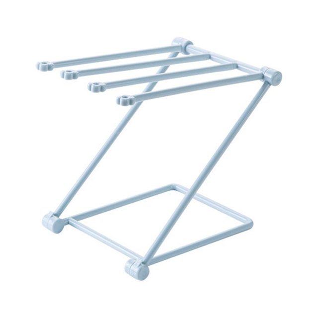 kurtrusly Porte-Serviettes avec une Bonne Circulation de l'Air - Commodes Serviettes de Magasin Bleu 1Set