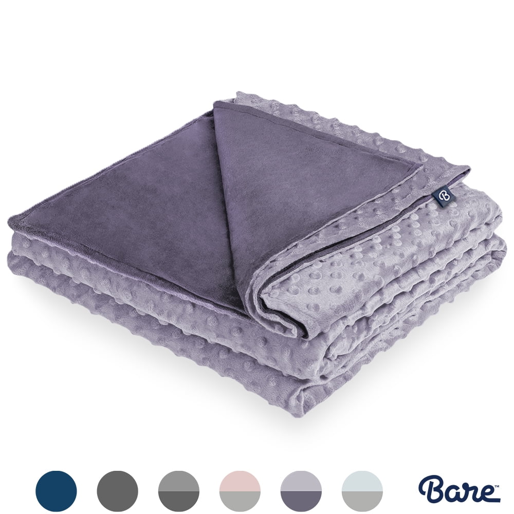 Bare Home Duvet Cover for Weighted Blanket (48"x72") Blanket Cover