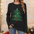 thumbnail image 6 of PFRNLF Christmas Sweaters for Women Ugly Christmas Tree Reindeer Holiday Knit Sweater Pullover, 6 of 6