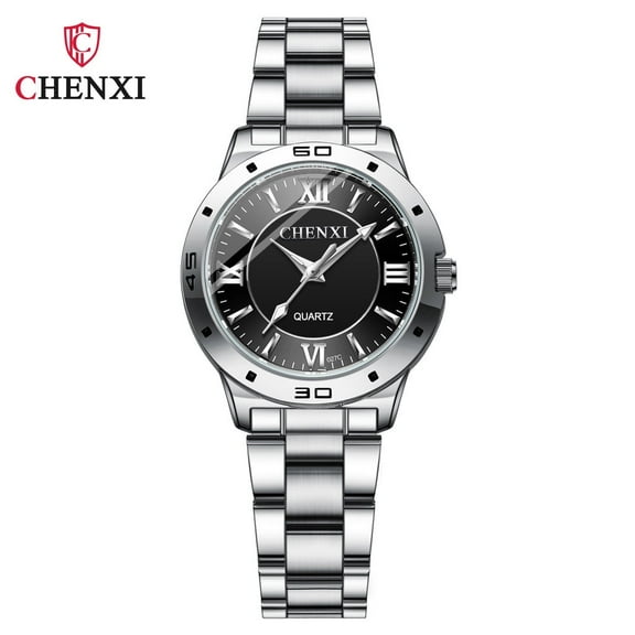 EXPLOJOY Stainless Steel Couple Watch – Waterproof Design with Luminous Dial