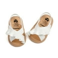 thumbnail image 4 of nvzhuang Baby Girl Summer Sandals, Cute Ruffle Flats Non-Slip Soft Sole Infant First Walkers, 4 of 9