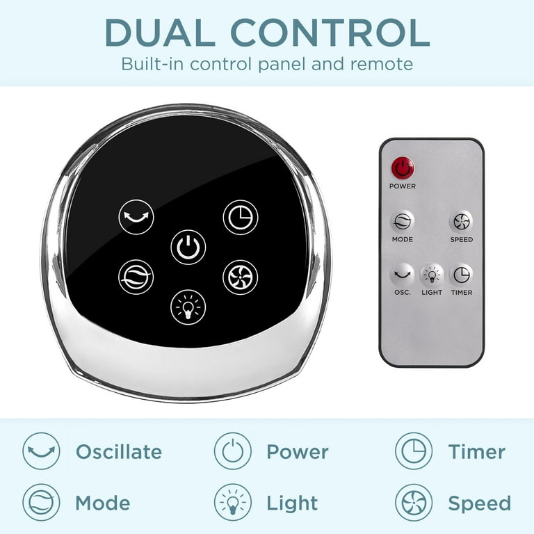 Two Speed Wireless Remote with Temperature & Timer (1-12 hours