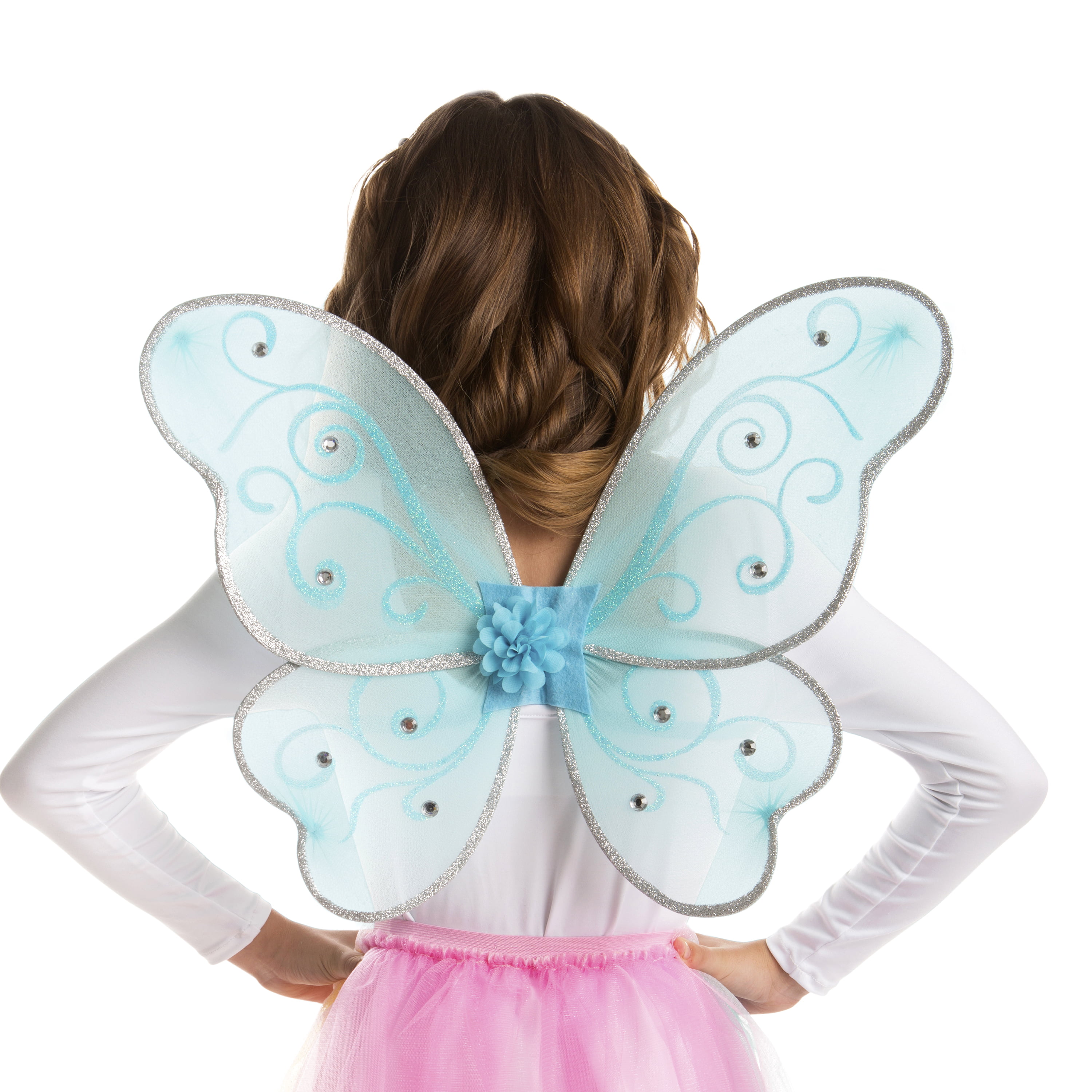 PASTEL TINKERBELL WINGS~*~DRESS UP COSTUME PIXIE WINGS 