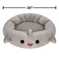 thumbnail image 3 of Squishmallows 30 inch Gray Shark Pet Bed - Large Ultra Soft Plush Pet Bed, 3 of 7