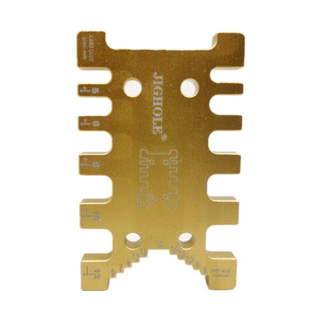 Calibre de Espiga de Alta Precisión Sunnimix Herramienta para Carpintería para el Hogar DIY Oro