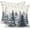 Blue1, variant on Christmas Pillow Covers 18x18 Christmas Decorations Watercolor Blue Green Christmas Tree Rustic Style Nature Forest Print Decorative Throw Pillows Winter Christmas Decor