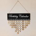 thumbnail image 3 of Wooden Heart Decor [Correction: Round Wooden Discs, Wood Wall Decor, 2 in Diameter, Monthly Calendar, Home Wall Decor, Birthday Decoration, Entry Accent, 50 Pc 1 Plaque, 3 of 8