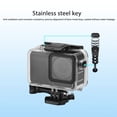 thumbnail image 4 of Action Camera Waterproof Case, Triple Fold Buckle Sport Camera Waterproof Housing Case  For Swimming, 4 of 8