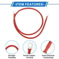 thumbnail image 4 of Unique Bargains 1 Pc 6 AWG Gauge 3FT Tinned Copper Battery Inverter Cable 3/8" Lug Universal Red, 4 of 7
