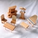 thumbnail image 3 of Conjunto de muebles para casa de muñecas, modelo de casa de muñecas, mini miniaturas, comedor, dormitorio Juego de sala de estar, 3 of 9