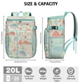 thumbnail image 3 of Cooler Backpack Portable Backpack Coolers for Men & Women,Mushroom Drink Beverage Beer Bag Cooler for Office Workers, 3 of 6