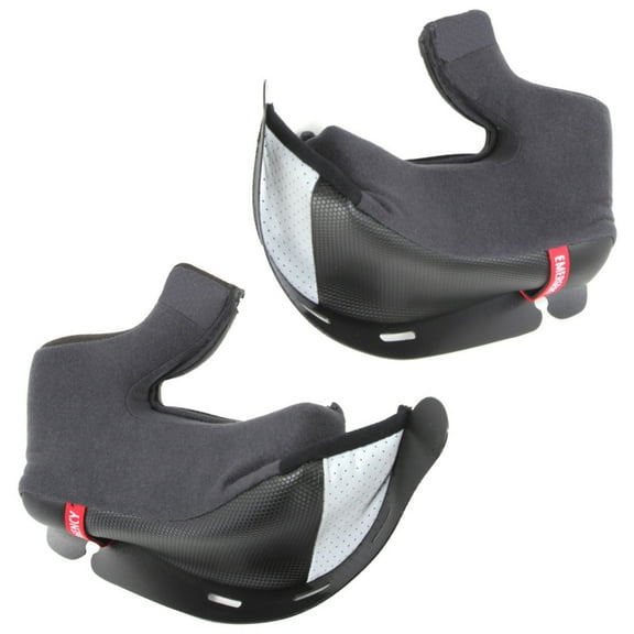 HJC RPHA 70 ST 9400150105496067449039Cheek Pads Black XXL (25mm)