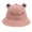 Pink, variant on Dalrosia Cute Frog Bucket Sun Hat Funny Summer Packable Fisherman Cotton Hat Unisex for Adult Women Men Teen Kids