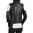 thumbnail image 2 of HOT Women's Genuine Lambskin Real Leather Jacket Stylish Collared Biker Coat W012, 2 of 3