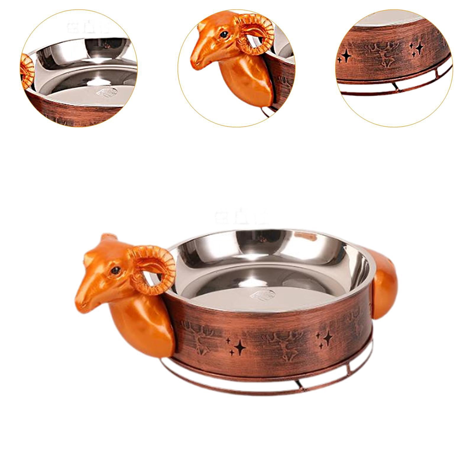 TISHITA Special s Chafing Pot Stainless Steel Multipurpose Food Warmer Camping Alcohol s for Camping Outdoor Picnic 26CM