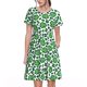 thumbnail image 1 of Disketp Leopard print St. Patrick's Day para Vestido de Manga Corta para Mujeres, Vestidos de Verano para Mujeres, Casual y Holgado para la Playa, 1 of 6
