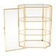 thumbnail image 1 of Caja de almacenamiento de joyas de vidrio, estuche para almacenamiento de cosméticos, organizador de joyas de 3 niveles, expositor para tobilleras,, 1 of 8