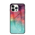 thumbnail image 1 of Nalacover For iPhone 14 Plus Fit Slim Case,Stylish Galaxy Pattern Design Luxury Tempered Glass Back Case Anti-scratch Side with TPU Bumper Shockproof Camera Lens Protective Cover.D, 1 of 8