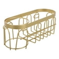 thumbnail image 1 of Organizador de fregadero de cocina con soporte para cepillos, sin taladro, dorado, 1 of 8