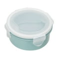 thumbnail image 2 of Round Bento Lunch Box, Leak-Proof Food Storage Container with Lid, Microwave Safe Portable Meal Prep Kit, 2 of 9
