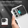 thumbnail image 6 of SaniMore for Samsung Galaxy A14 5G Case 2023 with Slide Camera Cover Built-in Kickstand Dual Layer Hybrid Shockproof Case for Galaxy A14 5G 6.6", White, 6 of 9
