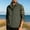 Army Green, variant on kosheko Men's Stand Collar Double Zip Sleeveless Vest, Chest Side Zipper Pockets Lightweight Layer City Errands Black XS