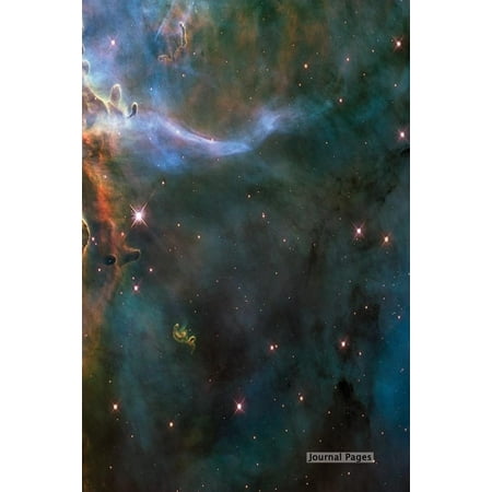 Plain Blue Journal Journal Pages - Deep Blue Galaxy(unruled): 6 X 9, Classic Notebook- Unlined Plain Journal, for Notes, Sketches, 100 Pages (Durable Cover) (Paperback) ()