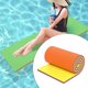 thumbnail image 4 of Colchoneta de agua, balsa de piscina insumergible, colchón flotante, para piscina, barco, lago, río, Amarillo Azul Naranja, 4 of 7