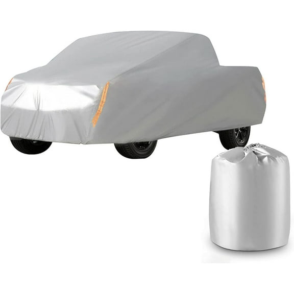 EPOTOOR Pickup Truck Cover Indoor & Outdoor Replacement for Pickup Truck Up to 210 L x 70 W x 65 H UV Protection Windproof All-Weather Protection