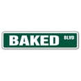 thumbnail image 1 of SignMission SS-Baked 4 x 18 in. Plaque de Rue Cuite au Four, 1 of 1