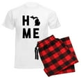 thumbnail image 6 of CafePress - Michigan Home Men's Light Pajamas - Men's Light Loose Fit Cotton Pajama Set, 6 of 7