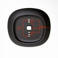thumbnail image 2 of Aluminum EcoBee4/EcoBee3/Ecobee 3 Lite Smart Thermostat Wall Plate Mount (BLACK), 2 of 3