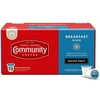 Community Coffee Breakfast Blend 72 Count Coffee Pods, Medium Roast, Compatible with Keurig 2.0 K-Cup Brewers, 72 Count (Pack of 1)