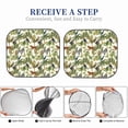 thumbnail image 7 of Uemuo Jungle Animals Printed 2 PCS Car Windshield Sun Shade, Auto Sun Heat and UV Rays Blocker, Foldable Automotive Front Window Sunshade Protector, 7 of 7