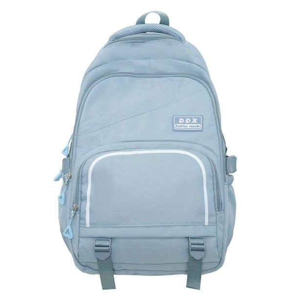 Mochila Funcional Para Estudiantes, Mochila Escolar De Estilo Preppy Simple, Mochila De Viaje Liviana