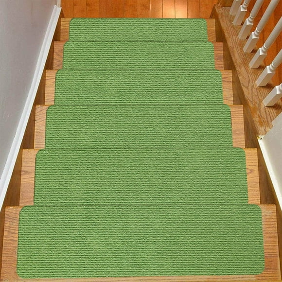 Tapis d'Escalier pour la Maison pour et Confort - Tapis de Marche d'Escalier Autonome pour Installation Sans Colle Tapis Antidérapant pour Tapis et Planchers 20x76 cm