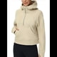 thumbnail image 4 of Sudadera con Capucha para Mujer, de Larga, Corta, con Media Cremallera y Bolsillos con Orificio para el Pulgar. Albaricoque S, 4 of 6