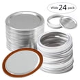 thumbnail image 3 of Yeacher 70mm Regular Mouth Mason Canning Lids, Tinplate Leak Proof Lids for Mason Jar Regular, 3 of 8