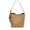 Khaki, variant on Women's Chocolate Brown Suede Bucket Bag - Slouchy Crossbody Shoulder Purse, Stylish Handbag for Everyday & Casual​
